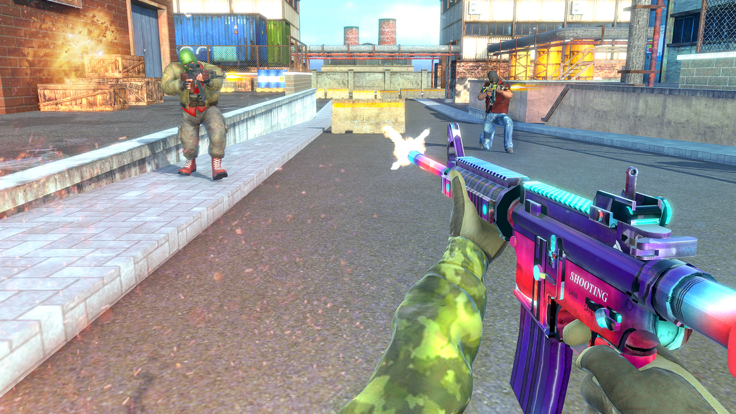 FPS射击枪射击的图册