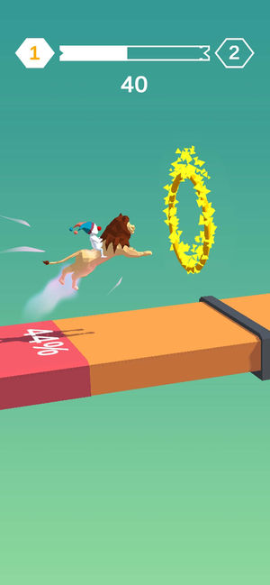 马戏团火环跳跃的图册