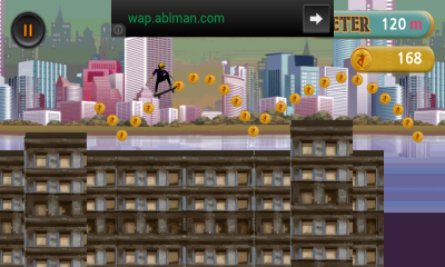 滑板少年坐天台的图册