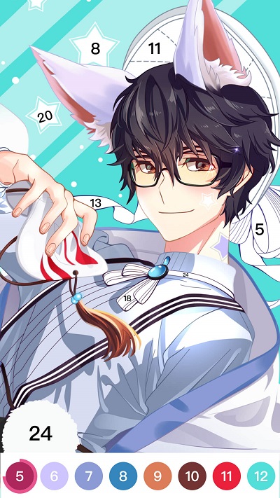 花花数字填色最新版的图册