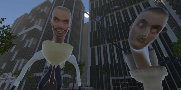 马桶人厕所实验室的图册