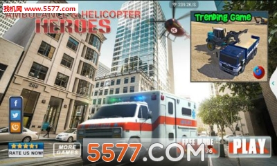 救护车和直升机英雄(模拟驾驶飞行)ambulancehelicopterheroes的图册