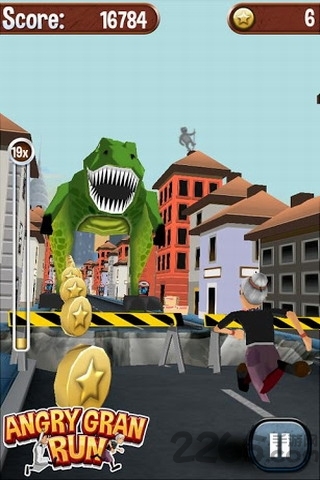 愤怒的老奶奶跑酷无限金币版的图册