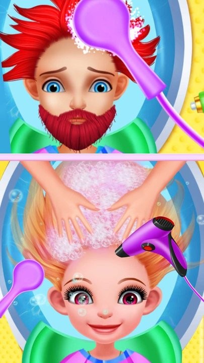 时尚美发美容店的图册