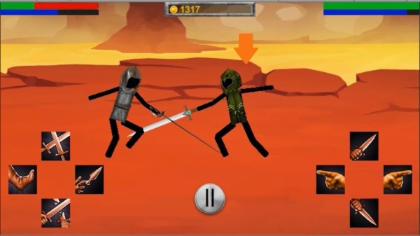 火柴人剑术决斗的图册