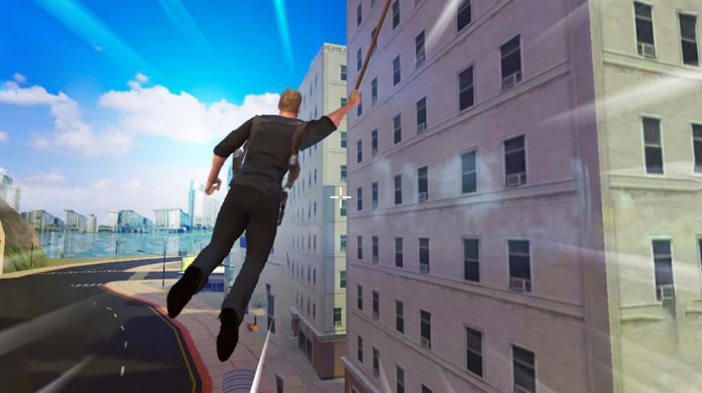 警察绳索英雄城市战斗的图册