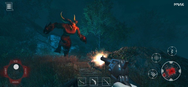 可怕的森林狩猎生存的图册