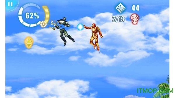 2d钢铁侠手机游戏的图册