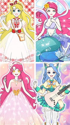 少女恋爱装扮的图册