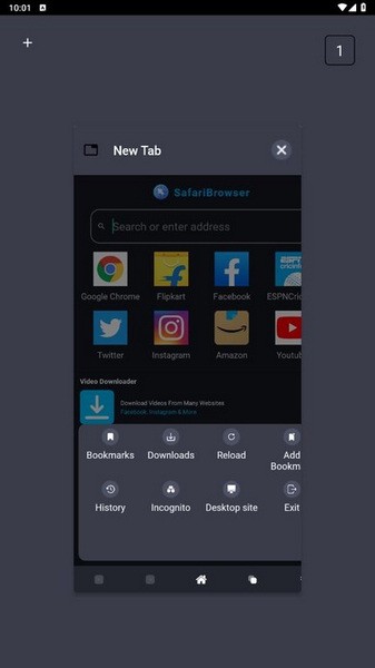 safari浏览器网页入口的图册