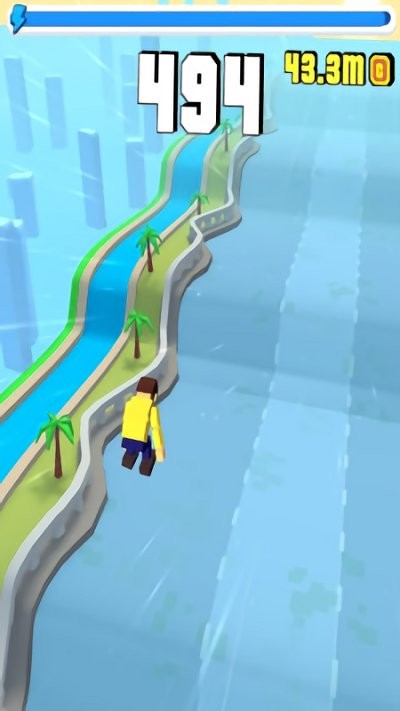 方块少年追逐太阳游戏的图册