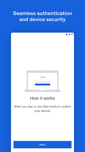 OktaVerify密钥身份验证器的图册