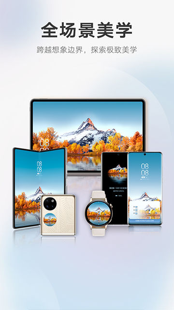 华为主题商店的图册