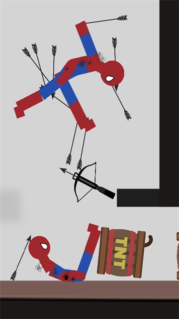 飞行英雄火柴人的图册