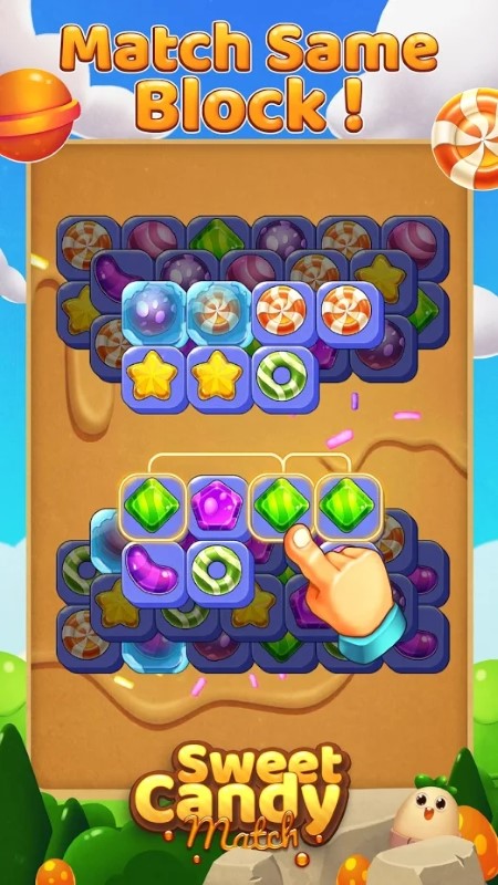 甜蜜的糖果拼图游戏的图册
