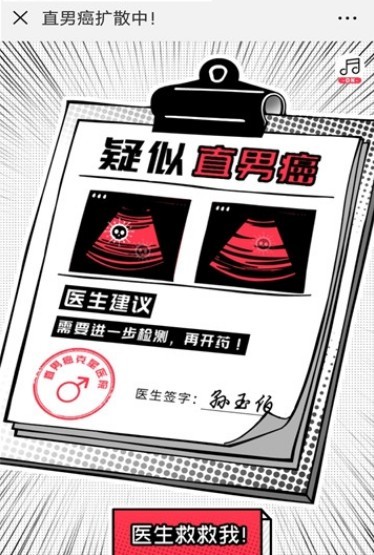 直男癌扩散中测试的图册