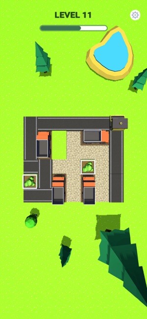 压路机拼图3D的图册