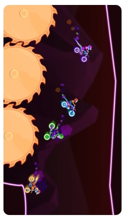 蜘蛛虾摩托特技驾驶的图册