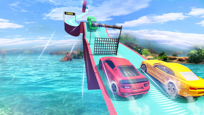 不可能的特技赛车跑车游戏的图册