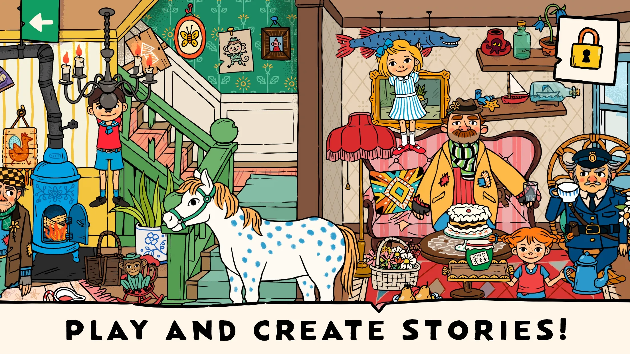 长袜子皮皮的世界正版的图册