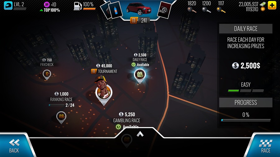 皇室赛车游戏的图册