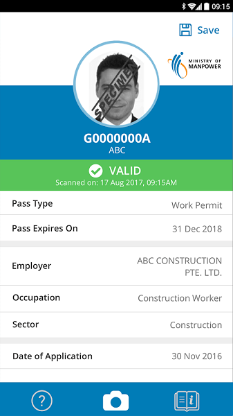 sgworkpass新加坡最新版本(新加坡人力部软件)的图册