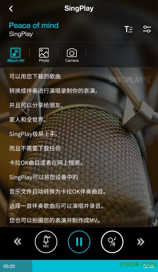 singplay英文版(歌曲消音)的图册