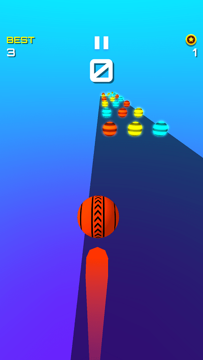 霓虹色球道跑最新版的图册