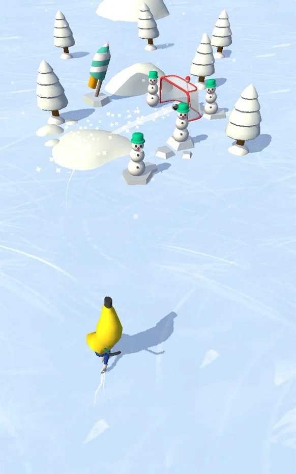 火柴人冬季曲棍球的图册