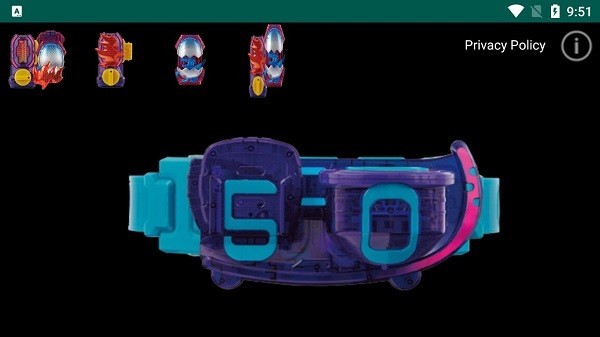 假面骑士火焰暴龙变身器的图册