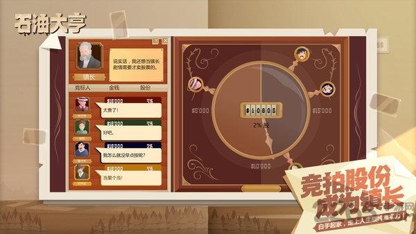 石油大亨测试服的图册