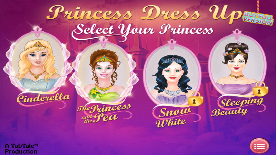 公主装扮的图册