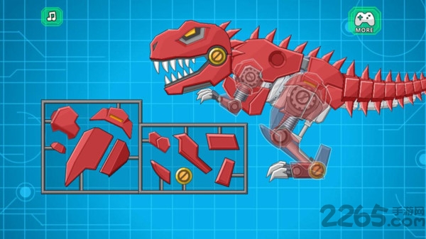 组装机械霸王龙游戏的图册