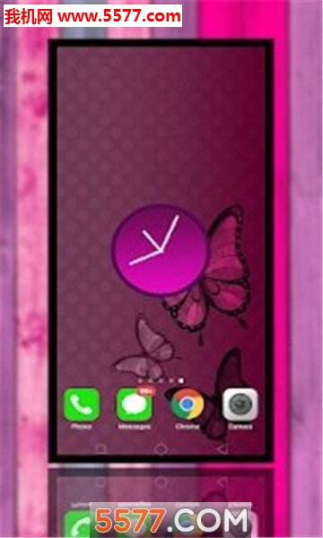 速爱少女的墙纸时钟安卓版的图册