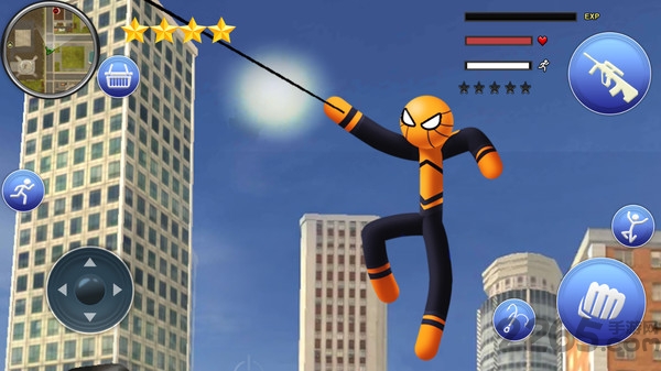 城市绳索蜘蛛侠破解版的图册