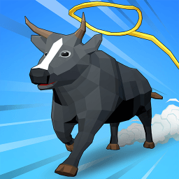 疯狂牛仔套牛游戏