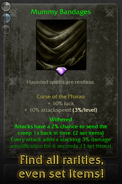 迷宫伯特塔防游戏(Mazebert)的图册