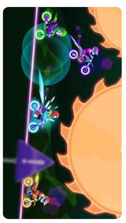 蜘蛛虾摩托特技驾驶的图册