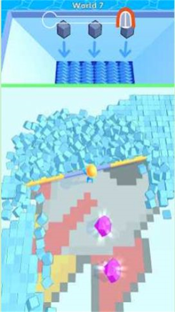 挖掘积木的图册