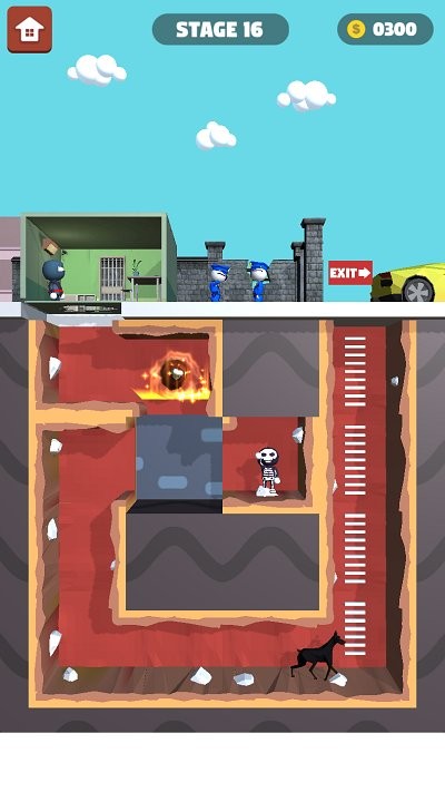 小心那条子游戏的图册