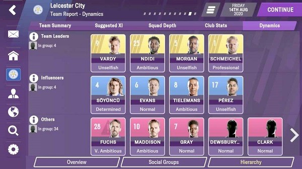 footballmanager2021手机版(足球经理2021)的图册