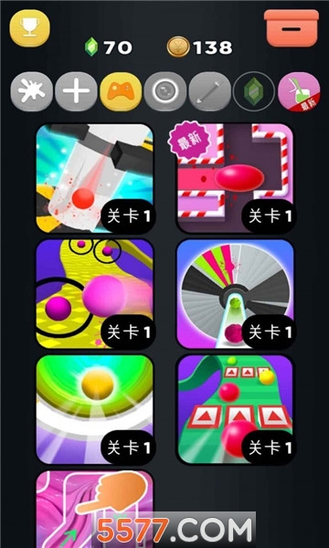 软泥解压球模拟器游戏的图册