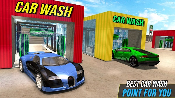 洗车场服务站的图册