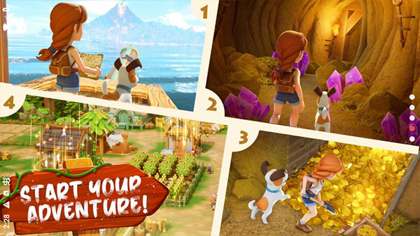 家庭农场探险的图册