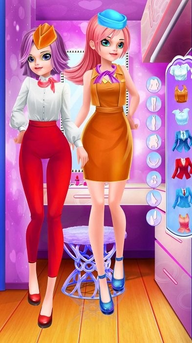 空姐乘务旅行的图册