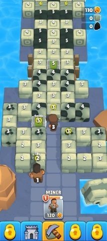 矿工合并冒险的图册