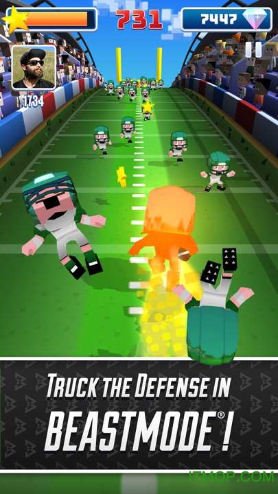 方块头橄榄球斗兽场的图册