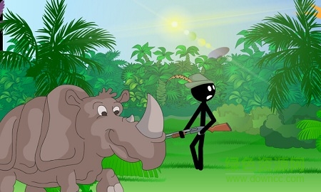 火柴人野外生存的图册