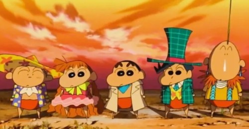 蜡笔小新VS屁屁小新梦春日部大战的图册