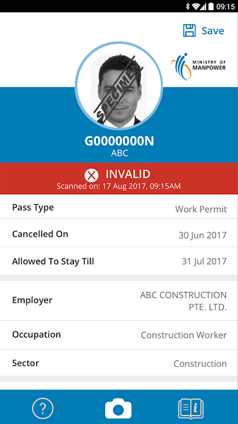 sgworkpass新加坡最新版本(新加坡人力部软件)的图册